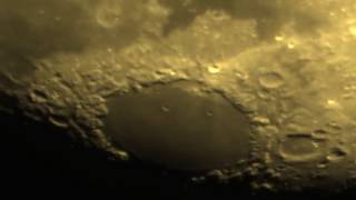 A moon surface through the Celestron C8 Telescope, GPCMOS01200KPC camera