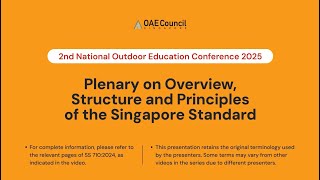 SS Training Vid 1 Plenary on Overview Structure and Principles of SS 710 2024