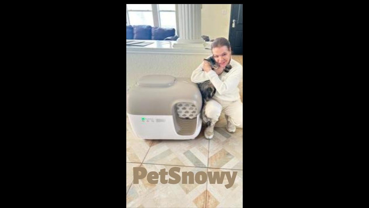 My Honest Review Of The Pet Snowy Self Cleaning Litter Box YouTube