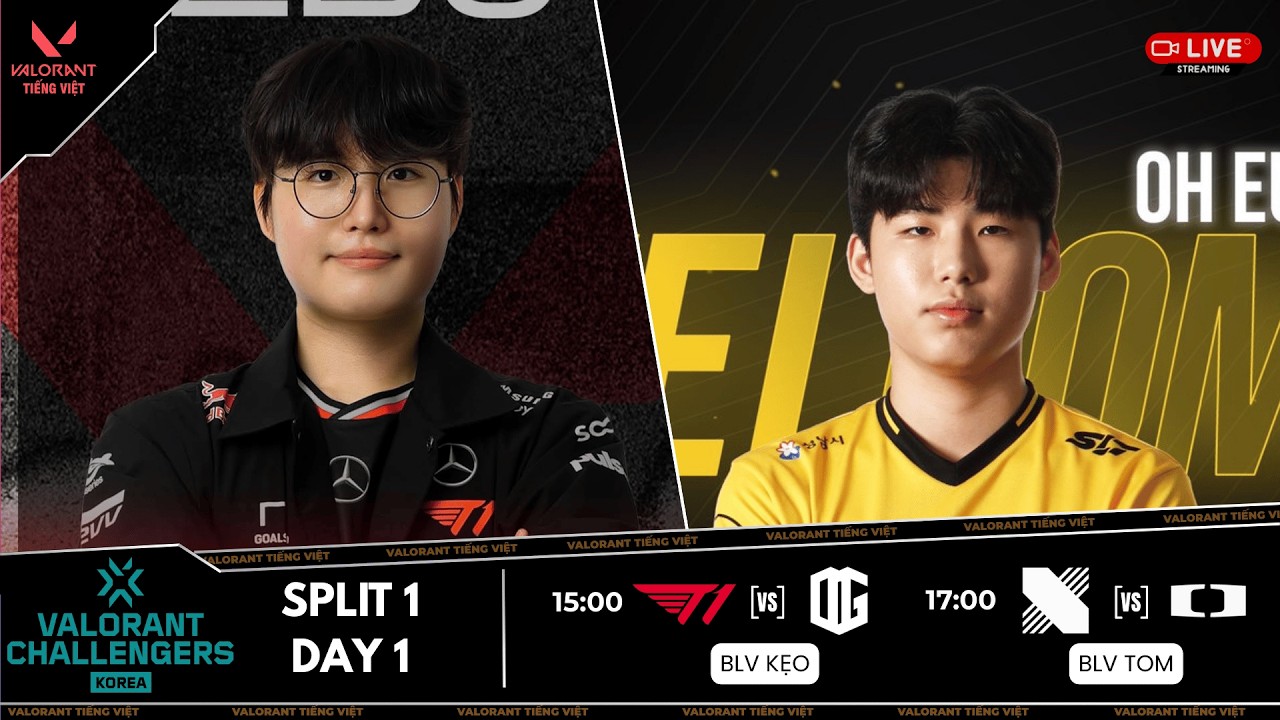 🔴 VCL Challengers Korea Split 1 2026 | DK.A vs DRX.A | Valorant Tiếng Việt