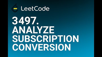 LeetCode 3497. Analyze Subscription Conversion || LeetCode - Medium