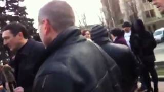 Евромайдан в Донецке. 23 февраля 2014 года