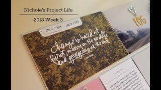 Project Life Process | 2018 Week 3 | Ali Edwards Story Kit