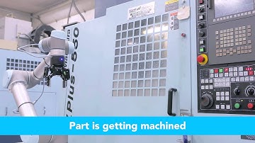 How to do Machine Tending using a Collaborative Robot? - Robotiq