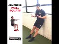 Advanced Wall Squats