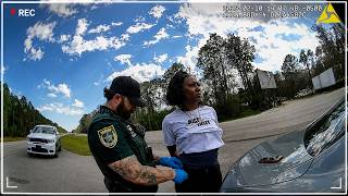 Arrogant Woman Tries to Fool Cops During Traffic Stop — Instant Regret