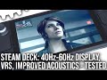 Steam Deck Gets Even Better: 40-60Hz Support, VRS, Refined Acoustics - Tested!