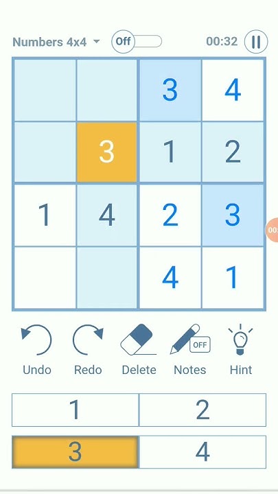 Sudoku 2x2 | How to solve Sudoku 2x2 | Puzzle 10 - YouTube