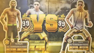 99 OVR VS 99 OVR! 99 OVR SHARPSHOOTING PLAYMAKER VS 99 OVR PLAYMAKING SHOT CREATOR! TWO DEMI GODS!