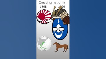 Thumbnail of Japanese vs Mongolian Empires - Building Nations #shorts #countryballs #meme