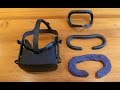 VR Cover Facial Interface & Foam Replacement Set Oculus Rift Unboxing, Installation and Review