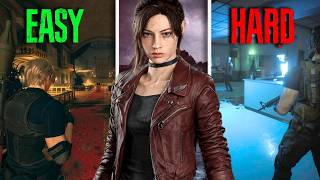 Top 10 HARDEST SECTIONS in RESIDENT EVIL