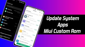 How To Update System Apps Miui Custom Roms | Miui EU Rom System Apps Update Problem