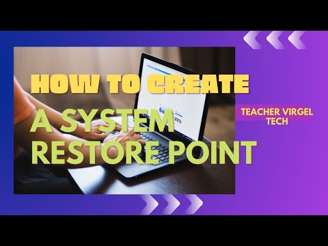 Video: Ano ang gamit ng System Restore point?