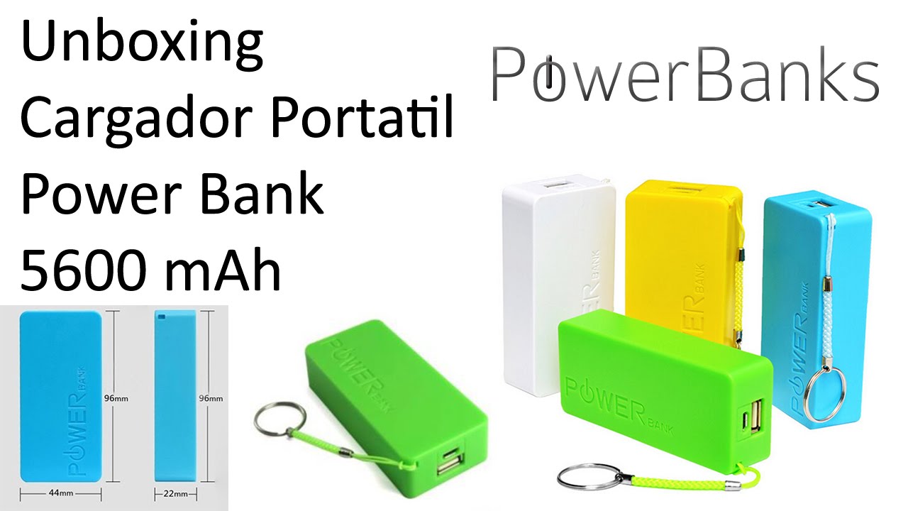 Power Bank 5000 mah Cargador Portátil Batería Celular Tablet