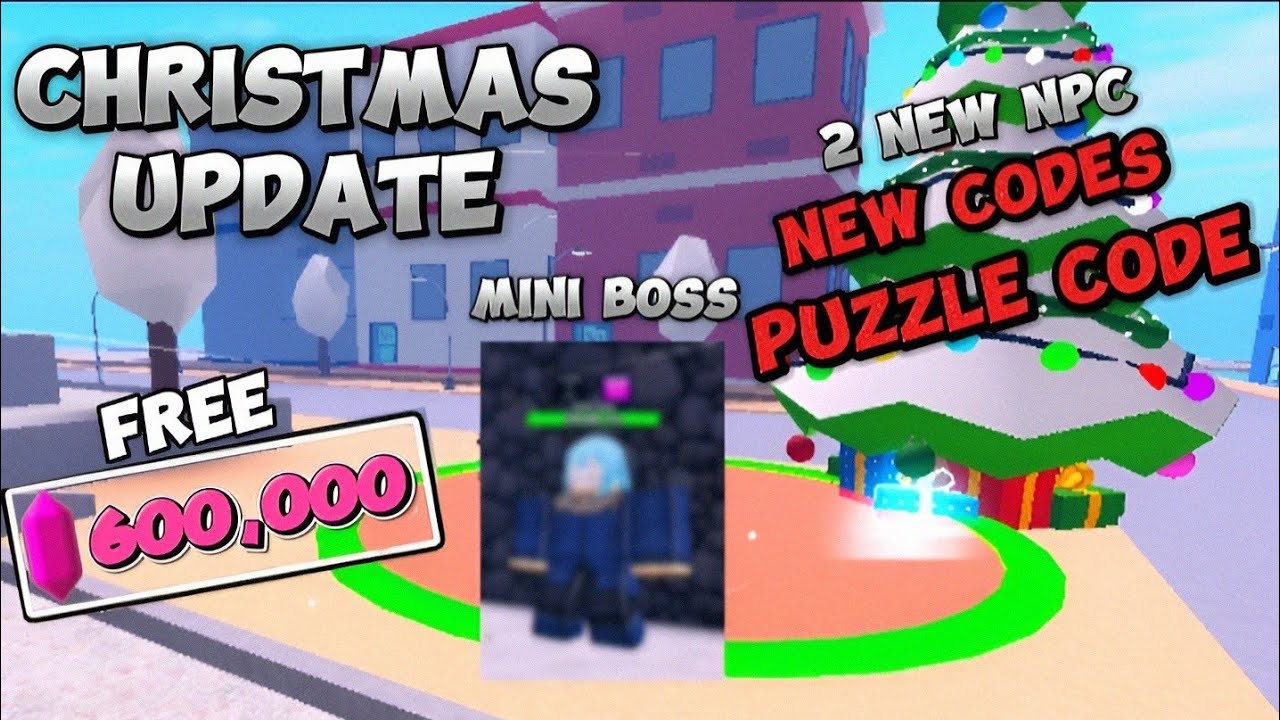 Новое рождественское обновление для Anime Fighting Simulator Endless