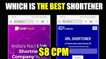Linkpays.in vs crlinks.in | Which is the best url Shortener | Fake or Real | Compare Video | $8 Cpm