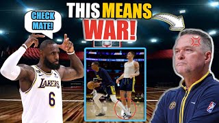 🛑(UH-OH!)| MIKE MALONE IS FURIOUS AFTER THE LAKERS DELAYED THE NUGGETS EQUIPMENT BUS! (IT'S ON NOW!)