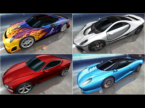 Asphalt 8, 9FF GT9, GTA Spano, JaguarXJ220S, Bentley EXP10, Multiplayer