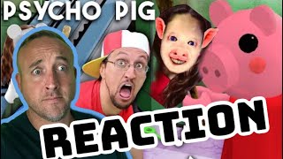 FGTeeV PSYCHO PIG Music Video Reaction (Roblox PIGGY Song)