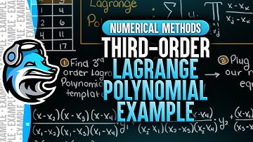 Third Order Lagrange Polynomial Example | Numerical Methods