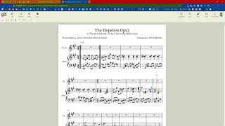 The Hopeless Opus or the Great Battle of the Unfriendly Ridiculous - of Montreal | Sheet Music MIDI