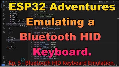 Episode 5: Bluetooth Keyboard HID Device Emulation.