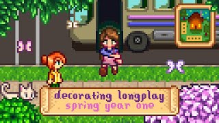 A New Start 🍓🌸🌱 // Stardew Valley Longplay Spring Y1 (No Commentary)