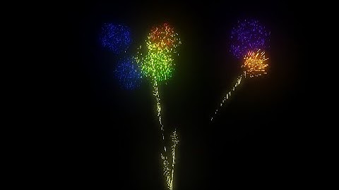 how to create realistic fireworks in maya