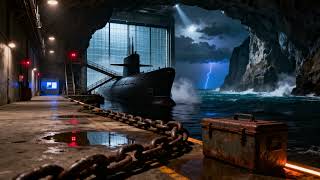 Secret Nuclear Submarine docking station | Futuristic Sci-Fi Soundscape