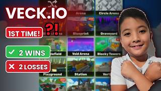 I Played VECK.IO for the FIRST Time on Youtube! 🔫 (CrazyGames)