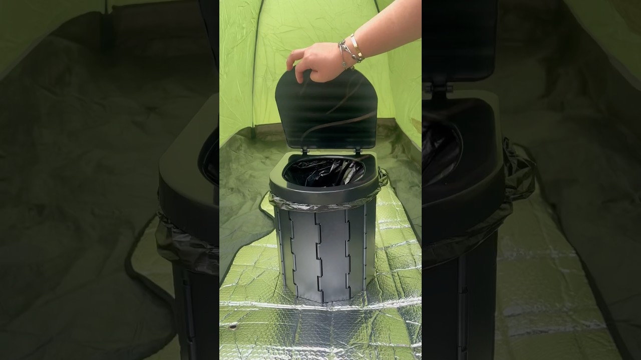 Camping Portable Folding Toilet #camping  #outdoor #cartoilet #camper #tent #portable #foldable