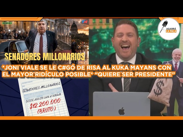 JONI VIALE SE LE C*GÓ DE RISA AL KUKA MAYANS POR TERRIBLE PAPELÓN CON DIETA: "QUIERE SER PRESIDENTE"