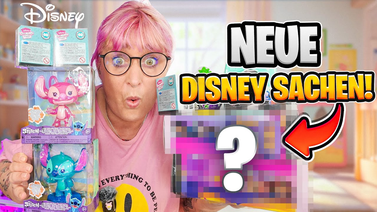 Ich hab ALLES ausgepackt 🎁 – neues Disney-Unboxing mit mega Überraschungen ✨🐭