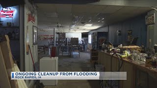 Ongoing Cleanup From Flooding In Rock Rapids