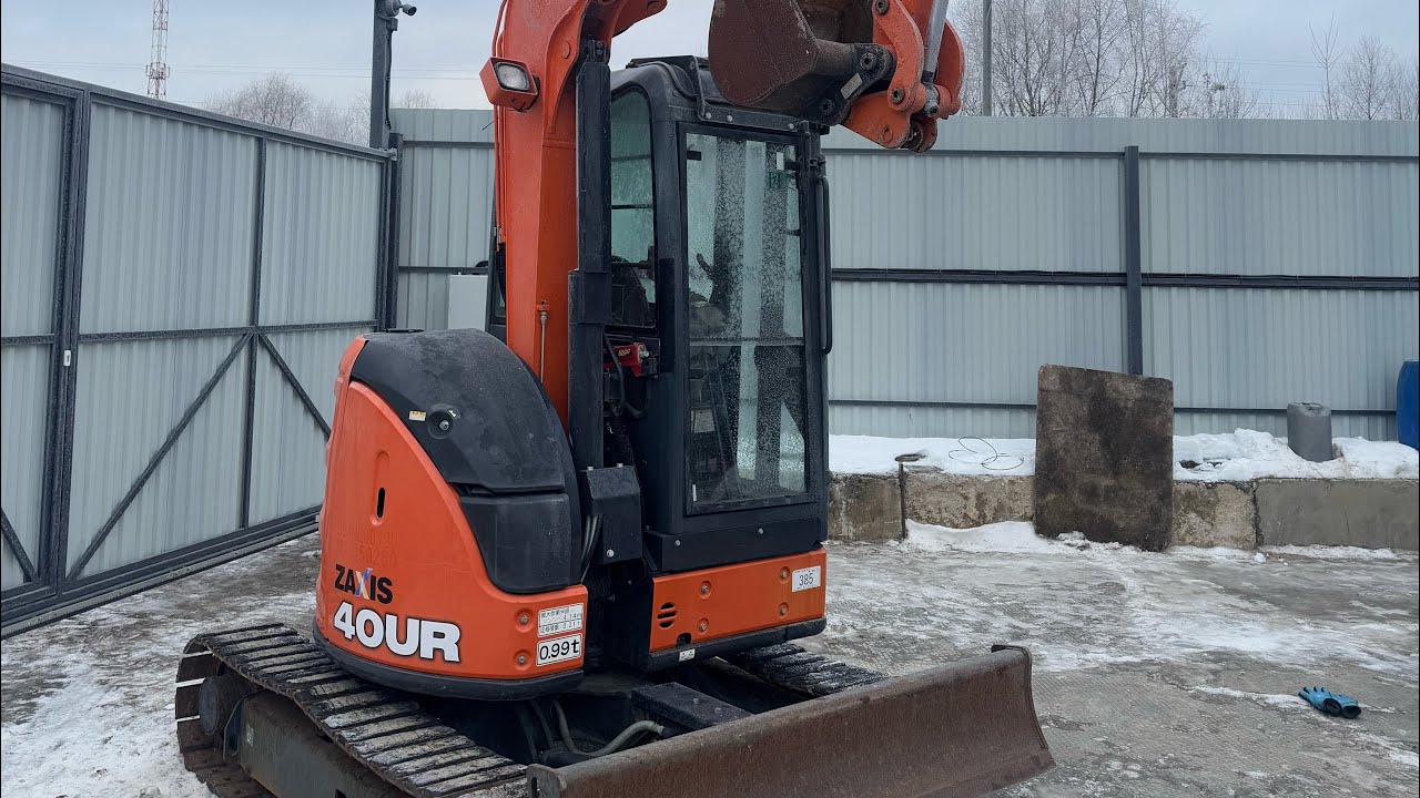 Аукцион! Мини-экскаватор из Японии! Hitachi ZX 40 UR. 2019 г, 870 м/ч