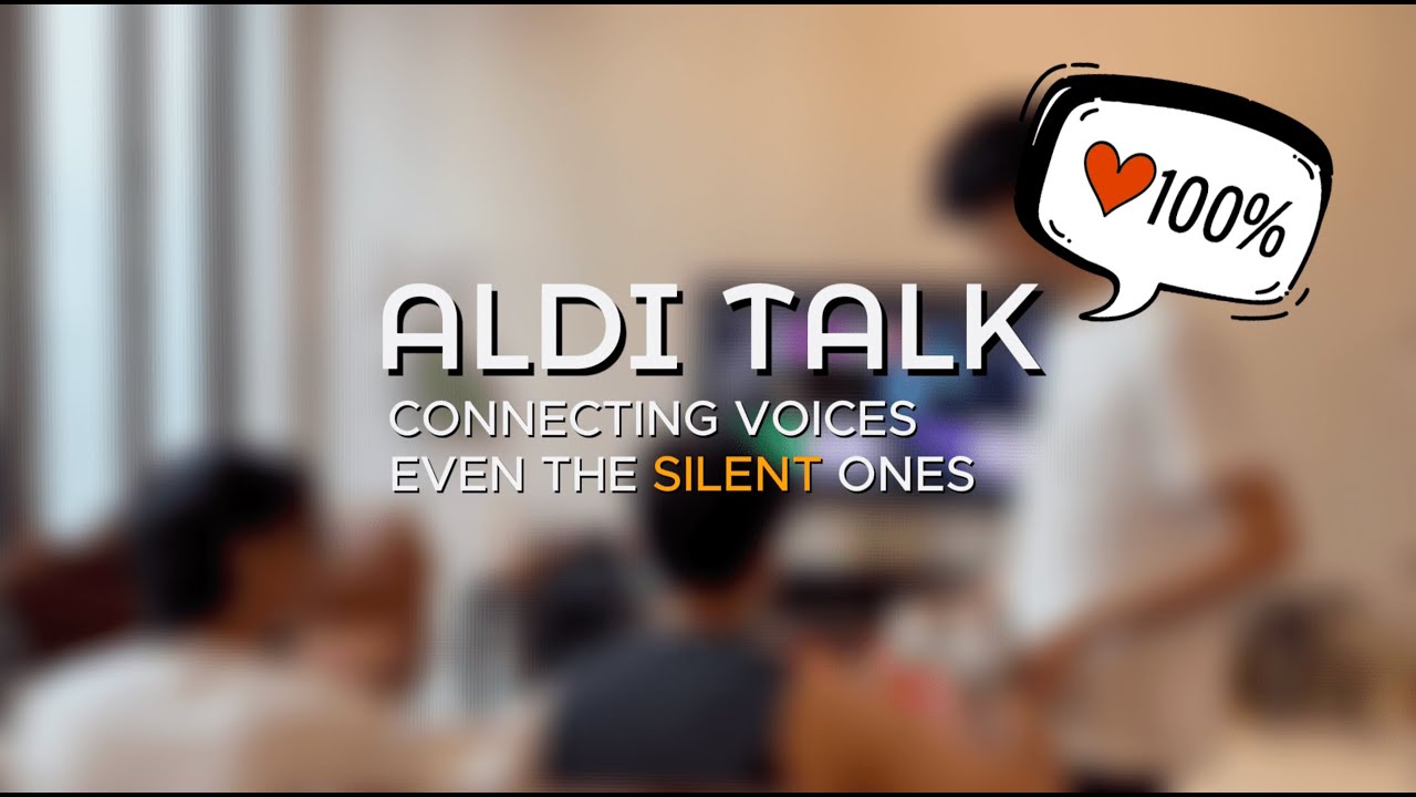 AldiTalk: Connecting Voices, even the Silent Ones