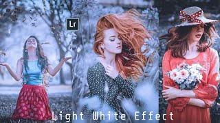 Best lightroom light white effect editing | Lightroom free preset download | Lr mobile tutorial screenshot 1