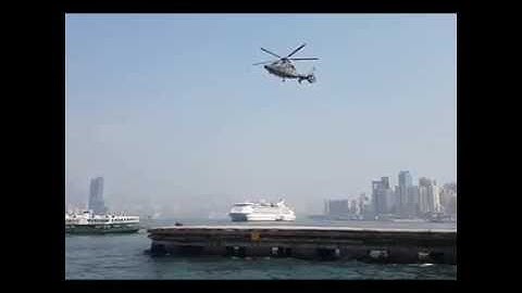 When the cameras frame rate is synced to a helicopters rotors