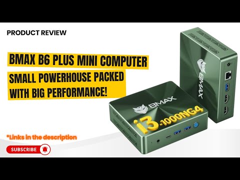 Bmax B6 Plus Mini PC Review Intel i3 Mini Computer 4K Triple