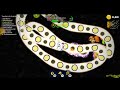 Epic WormsZone.io a Hungry Slithery Snake | Skin Level 109 | Worms Zone io Master Trapping Gameplay