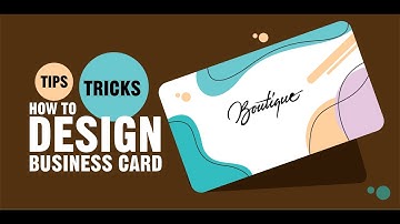 Business Card Design Tutorial in Coreldraw - Ahsan Sabri