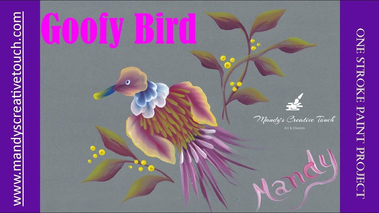 Goofy One Stroke Bird Tutorial YouTube
