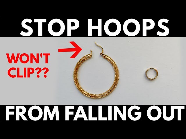 Replying to @username1017356 how to fix an earring clasp in 5 seconds