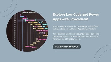 Lets Explore Low Code and Power Apps with Lowcodera!