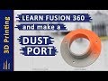 Make a Router Table Dust Port // Learn Fusion 360 #3 Make a Router Table Dust Port // Learn Fusion 360 #3