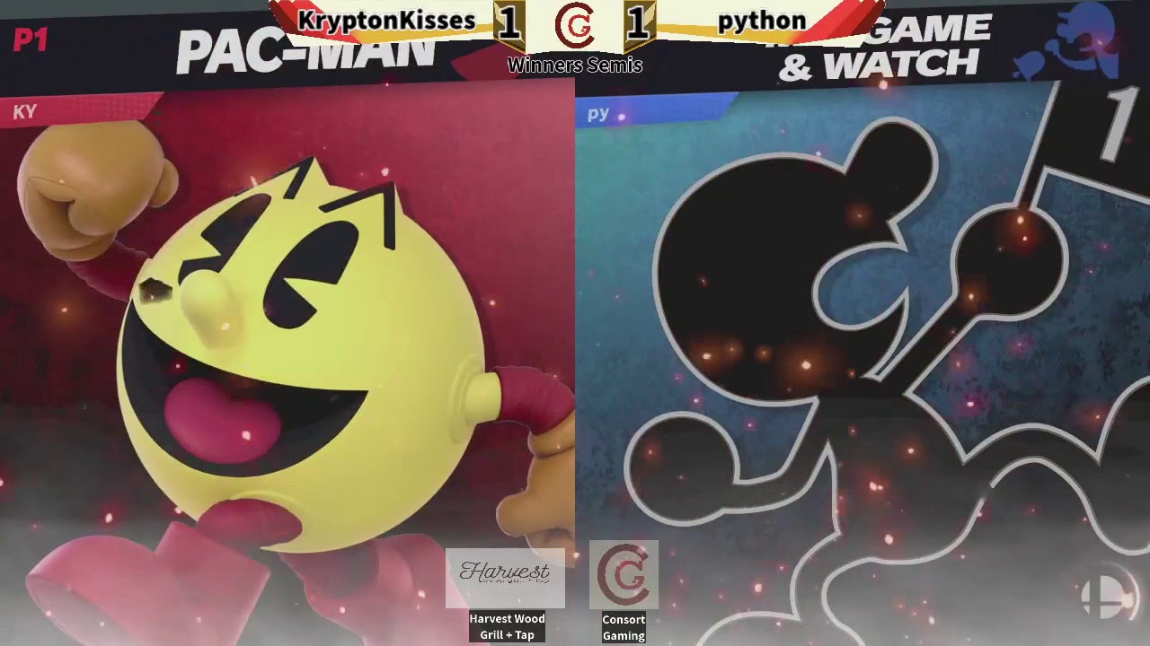 Harvest Smash 34 - KryptonKisses (PacMan) vs LB | Python (G&W ...