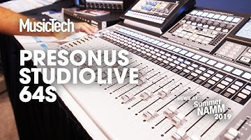 DAW control and live plug-ins on Presonus Live 64S #SummerNAMM2019