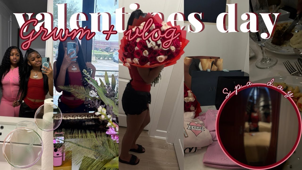 GRWM+VLOG: Valentine’s Day edition💓