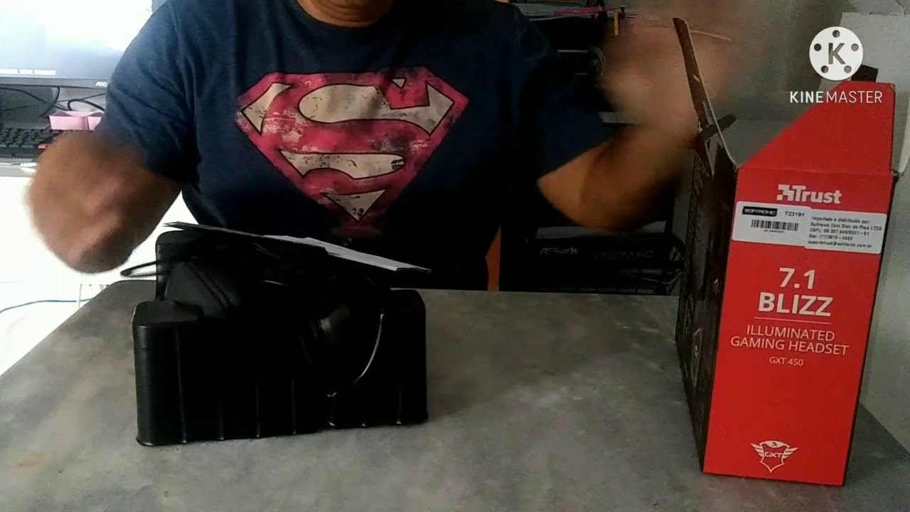 Headset Gamer Rgb 7.1 Surround Gxt 450 Blizz Usb - Trust